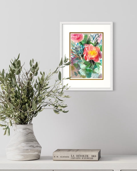 The colours of Cours Saleya (40x30 cm)