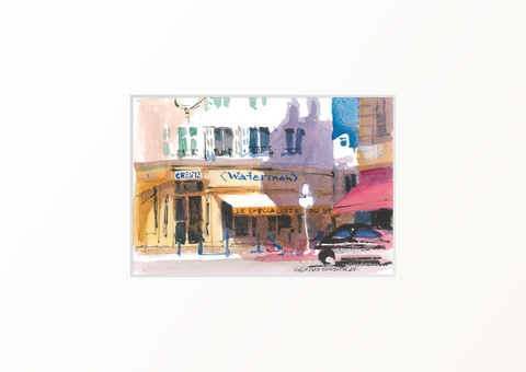 Old fountain pen store (21 x 29.7 cm)
