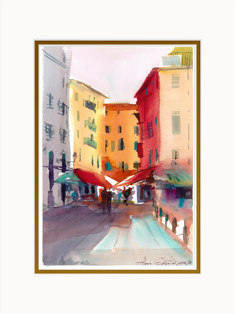 Vieux Nice (Old Town) (40x30 cm)